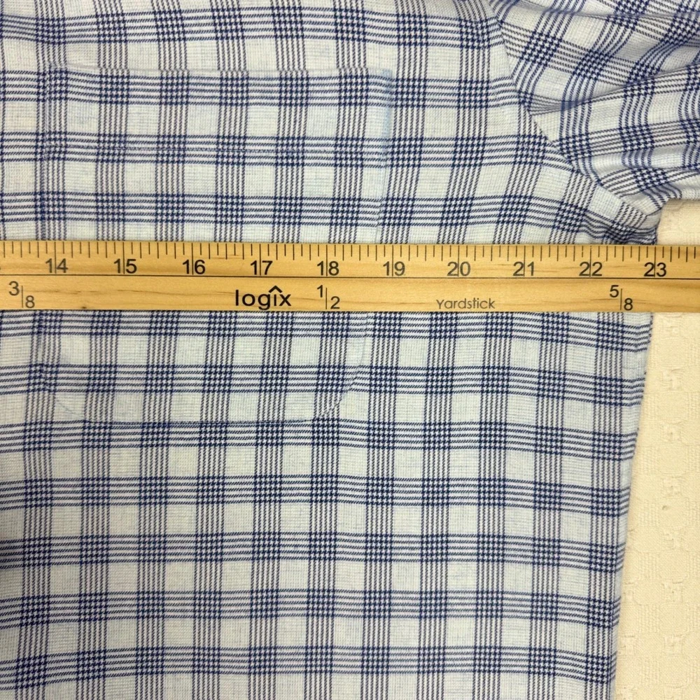 Solemare Maus & Hoffman Plaid Cotton Cashmere Blend Shirt Mens M Italy Old Money